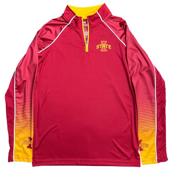 Colosseum Youth I-State Cardinal 1/4-Zip Long Sleeve